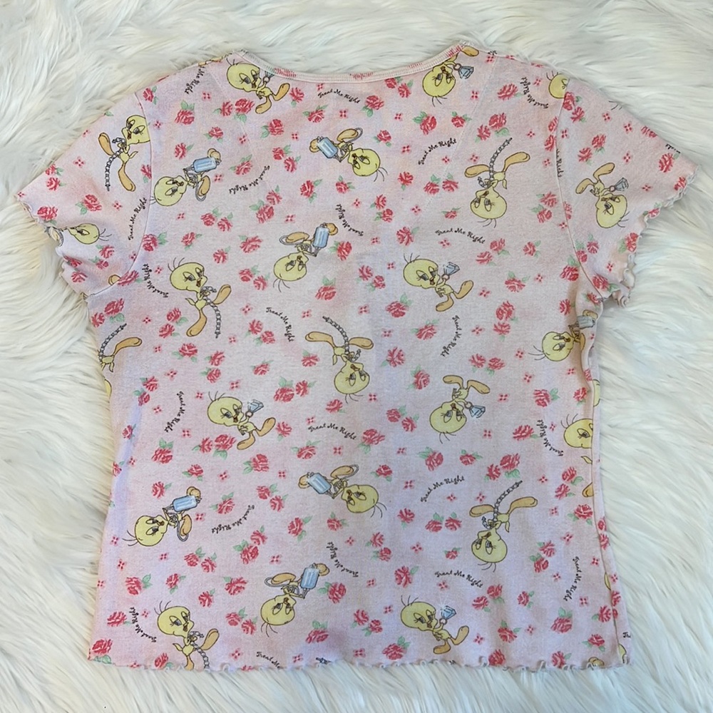 Vintage & Rare‎ Warner Brothers Looney Tunes Tweety Bird Pajama Set - Picture 7 of 11
